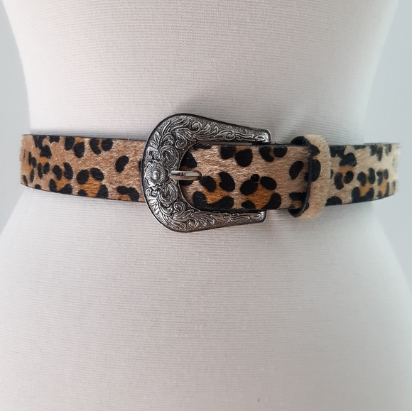 Vintage Accessories - Leopard Belt